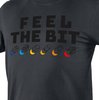 T-shirt z nadrukiem, FEEL THE BIT, rozmiar L