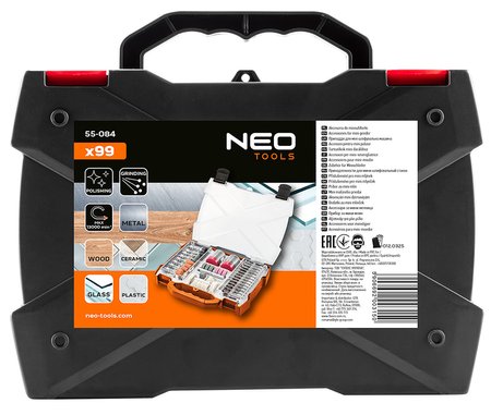 Akcesoria do miniszlifierki, zestaw 99 szt.