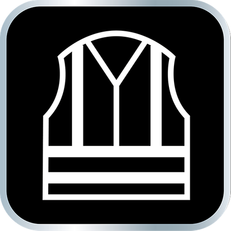 Kamizelka ostrzegawcza, żółta, rozmiar XXL