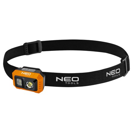 Latarka czołowa akumulatorowa 500 lm USB COB LED