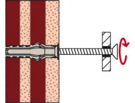 Fischer Kołek Rozporowy SX Plus 8x40 S z Wkrętem (50 szt.) 568208