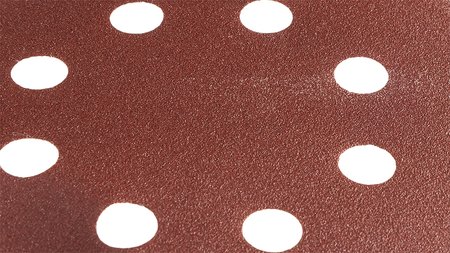 Krążki ścierne na rzep 125 mm, P120, 5 szt., z 8 otworami