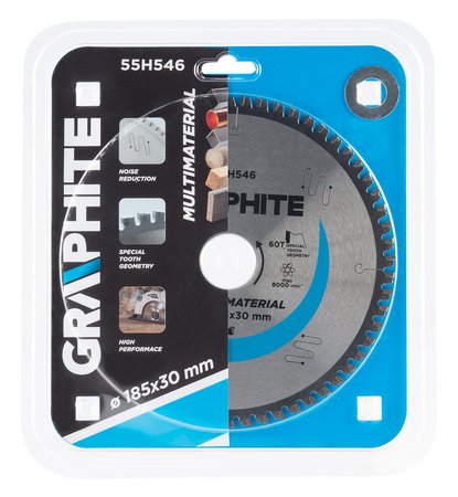 Tarcza do pilarki, widiowa, 185 x 30 mm, 60 zębów, uniwersalna