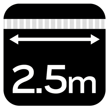 Pas z klamrą krzywkową 25 mm x 2.5 m 2 szt.