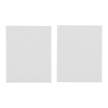 Podkładki filcowe samoprzylepne, białe 80x100mm, 2 szt.
