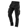 Spodnie robocze 5-kieszeniowe DENIM, czarne, rozmiar XS