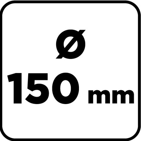 Szczotka druciana tarczowa 150 mm, drut skręcony, stalowy, M14