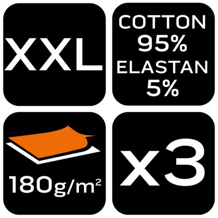 Bokserki basic 2, 3-pack, rozmiar XXL
