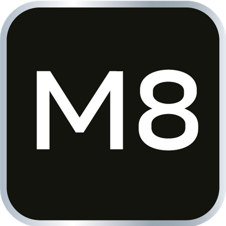 Końcówka Spline na nasadce 1/2", M8 x 100 mm