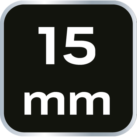 Nasadka dwunastokątna długa 1/2", 15 mm