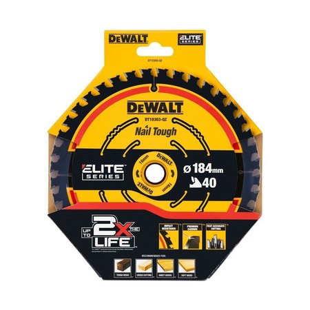 DeWalt DT10303 Tarcza Pilarska 184mm 40z do Drewna EXTREME