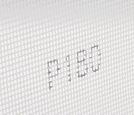 Siatka ścierna biała 115 x 280 mm, P180