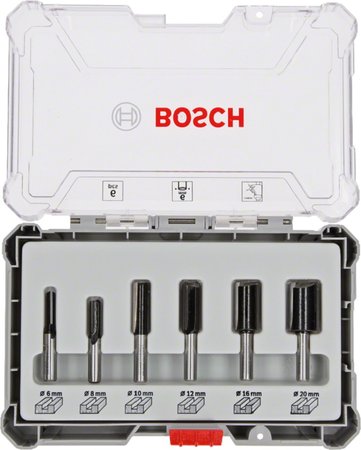 ZESTAW FREZÓW 6 SZT.  UCHWYT 6MM