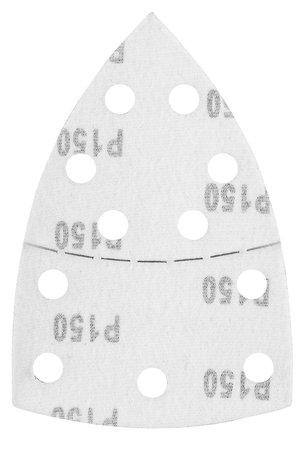 Papiery ścierne na rzep, żelazko 102 x 152 mm, P150, 5 szt., z 11 otworami
