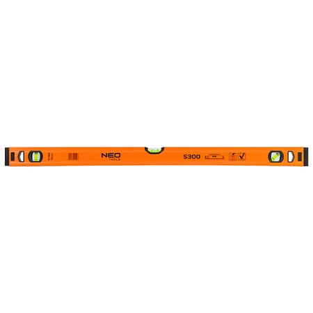 Poziomnica aluminiowa S 300, 3 libelle, 80 cm