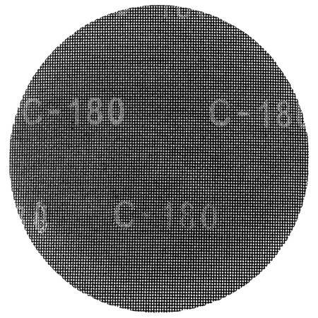 Siatka ścierna na rzep, 225 mm, K180, do szlifierki 59G260, 59G264, 59G265,10 szt.