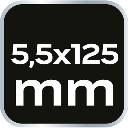 Wkrętak płaski 1000V, 5.5 x 125 mm, S2