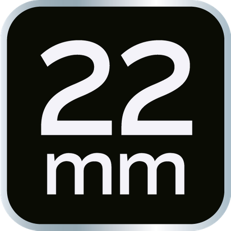 Nasadka udarowa 1/2" długa, 22 x 78mm , Cr-Mo