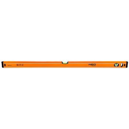 Poziomnica aluminiowa 100 cm, 2 libelle