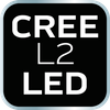 Latarka czołowa akumulatorowa USB 1000 lm czerwony/niebieski CREE LED + LED
