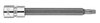 Końcówka TORX TX25 na nasadce 1/4", długa, 87 mm