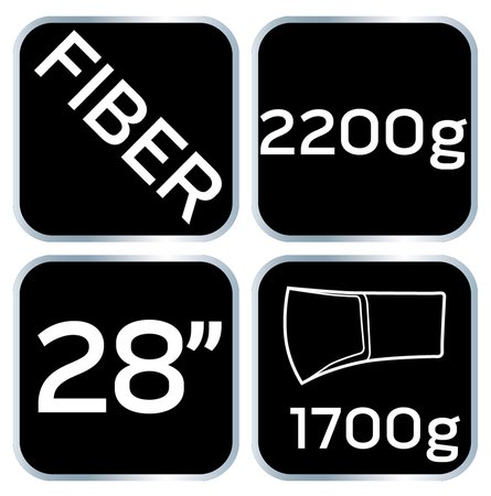 Siekiera rozłupująca 2200 g, obuch 1700 g, 28"