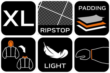 Kurtka Mix&Match, pikowana, puchowa, lekka, oliwkowo-czarna, rozmiar XL