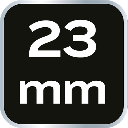 Nasadka sześciokątna długa 1/2", 23 mm, Superlock