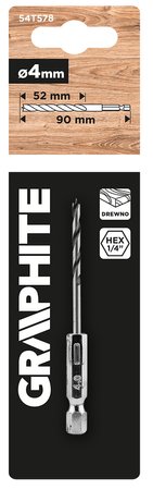 Wiertło do drewna Hex 4.0 mm