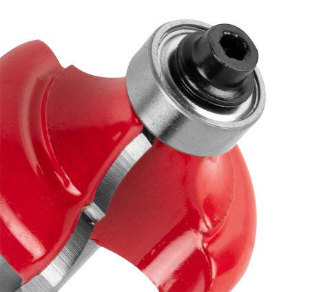 Frez kształtowy z łożyskiem, ozdobny, TCT, 35.2 x 15.9 mm, trzpień 8 mm