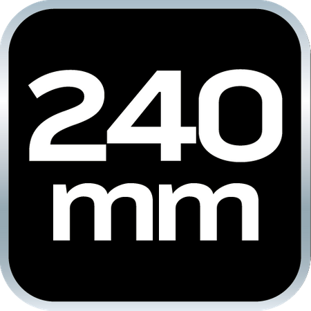 Szczypce do rur 240 mm, zakres 0-52 mm szybkonastawne