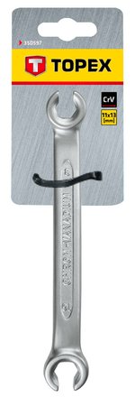 Klucz oczkowy półotwarty 11 x 13 mm