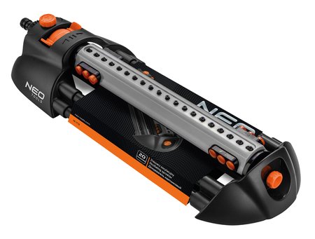 Zraszacz oscylacyjny, funkcja wyłączania dysz, 20 dysz, regulacja siły strumienia