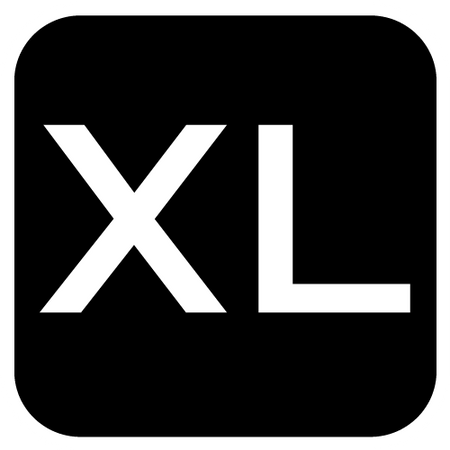 Spodnie ostrzegawcze, czarno-żółte, rozmiar XL