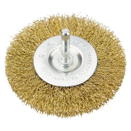 Szczotka druciana tarczowa z trzpieniem 100 mm