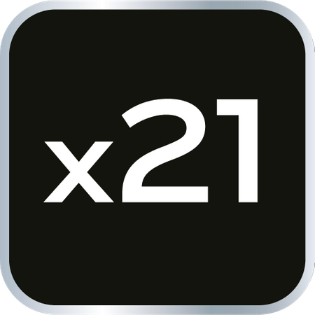 Klucze nasadowe 3/4", zestaw 21 szt.