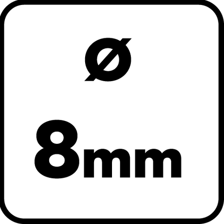 Wiertło uniwersalne TiN, 8 mm