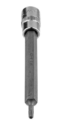 Końcówka TORX TX10 na nasadce 1/4", długa, 87 mm