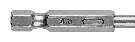 Wiertło do metalu Hex 4.8 mm, 2 szt.