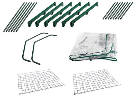 Szklarnia 69 x 49 x 95 cm, folia PVC, metalowa konstrukcja
