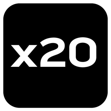 Bity udarowe TX20 x 25 mm, 20 szt.