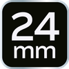 Nasadka udarowa 1/2" długa, 24 x 78mm , Cr-Mo