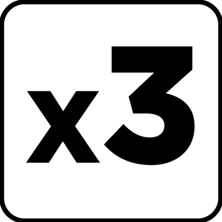 Pasy bezkońcowe 75 x 457 mm, P40, 3 szt.