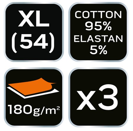 Bokserki basic, 3-pack, rozmiar XL