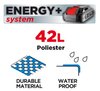 Duża torba na kółkach z rączką Energy+