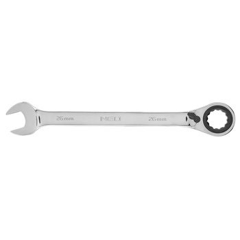 Klucz płasko-oczkowy z grzechotką i przełącznikiem 26 mm