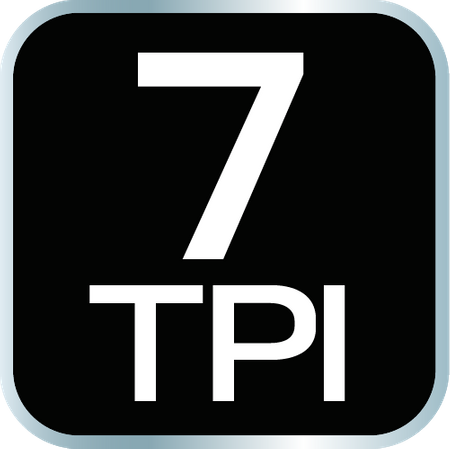 Piła płatnica 450 mm, 7 TPI, PTFE