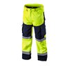 Spodnie robocze ostrzegawcze softshell, żółte, rozmiar XXXL