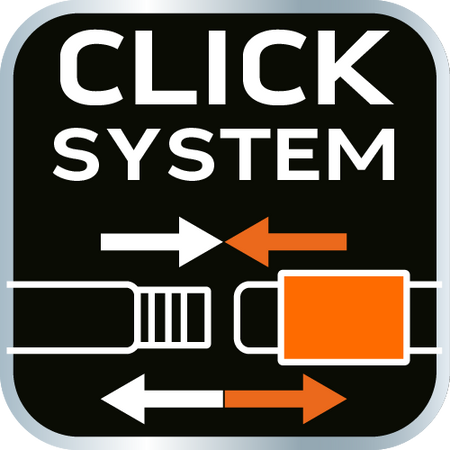 Grabie wachlarzowe metalowe. NEO Click System