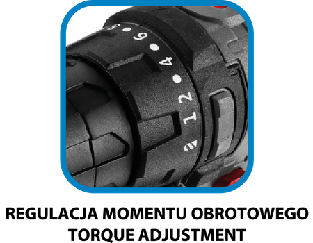Wiertarko-wkrętarka bezszczotkowa 18V, uchwyt 10mm, compact, Energy+, bez akumulatora